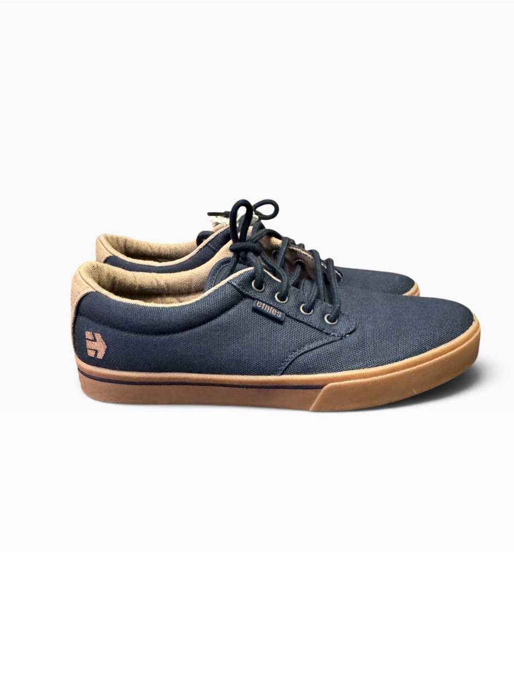 Etnies Jameson Eco 2 Navy Blue And Tan Men’s Size 7.5 New With Tags